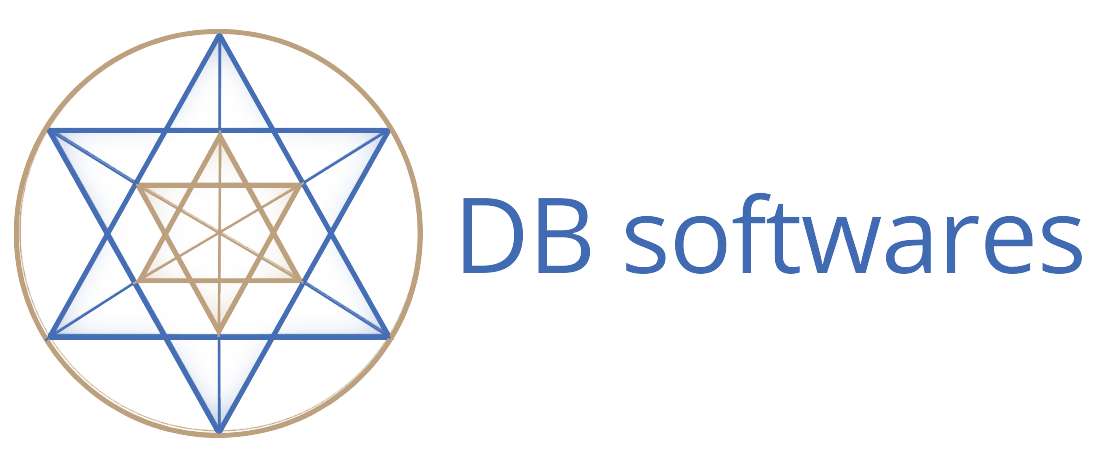 DB softwares (azul) logo para assinatura de email