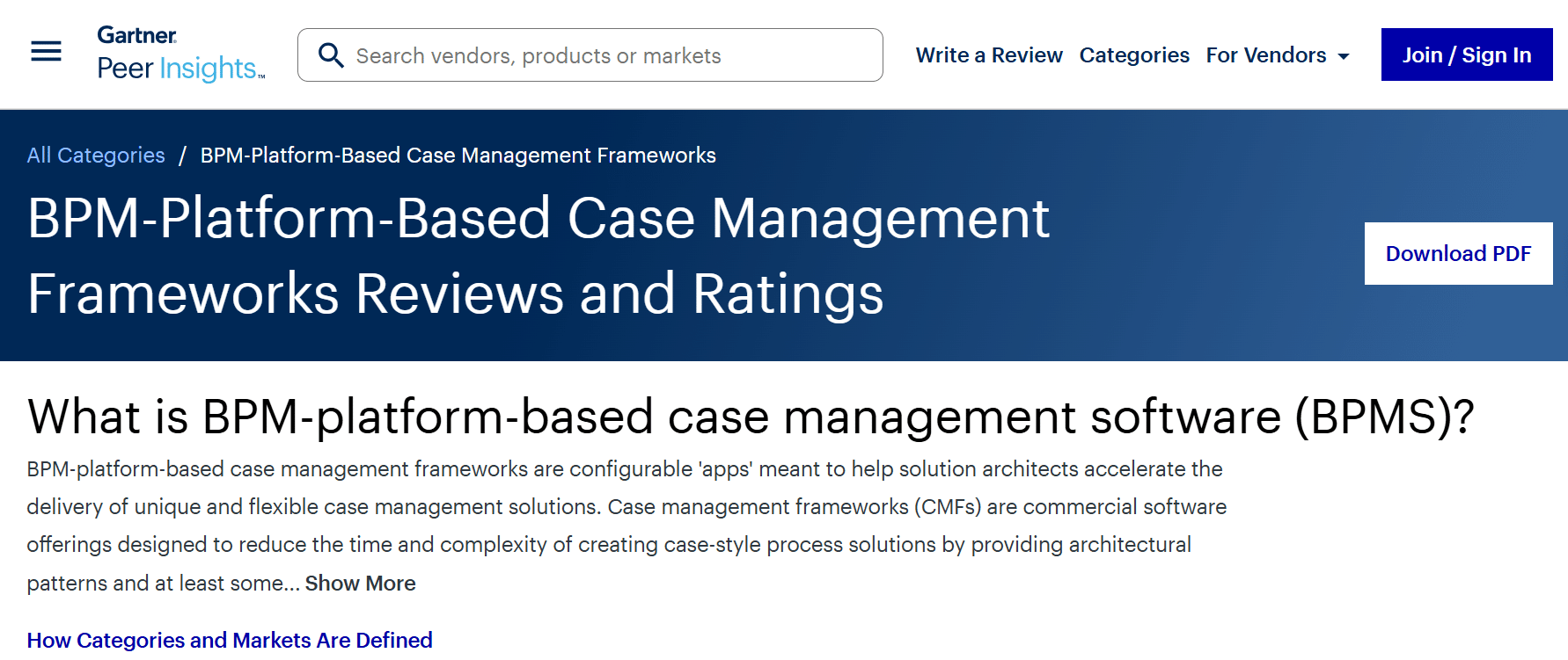 Garner Peer Insights